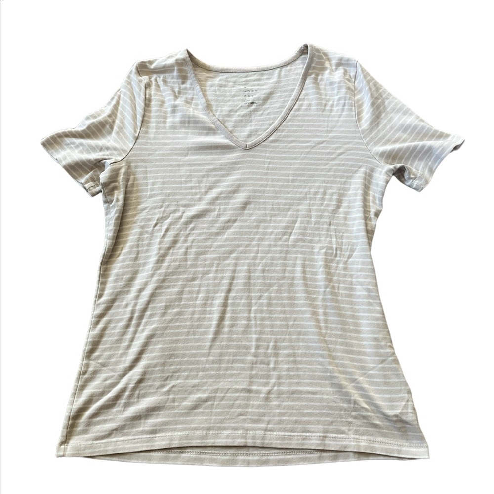 Large womens v neck tee